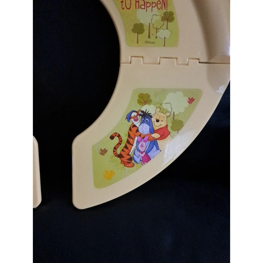 Disney Winnie The Pooh Travel Potty Portable Foldable Kids Toilet Seat Cover